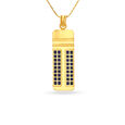 Creative Geometric Gold Pendant For Men,,hi-res image number null