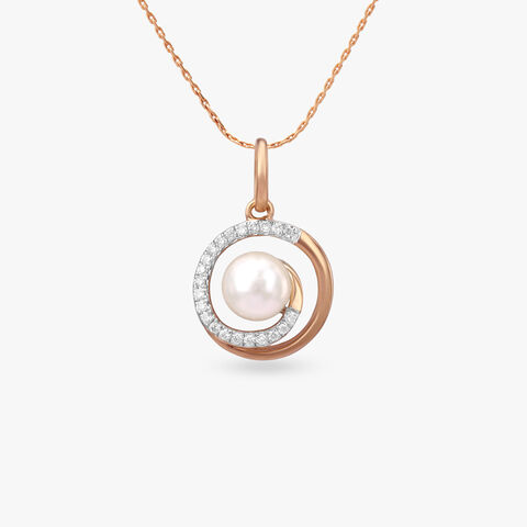 Radiant Orbit Diamond Pendant