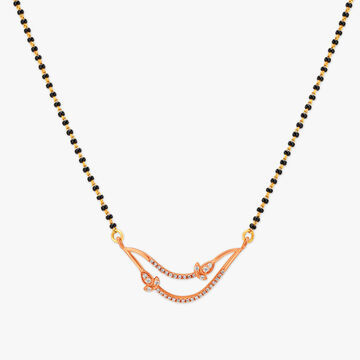 Dainty Floral Mangalsutra
