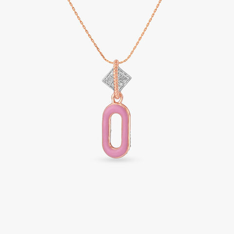 Dual Signature Diamond Pendant