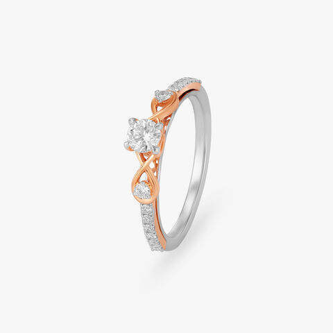 Forever in love Diamond Couple Rings