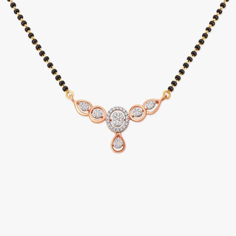 Sparkling Commitment Diamond Mangalsutra