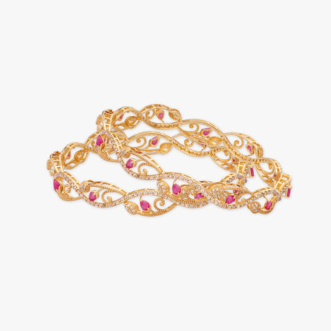 Twining Grace Gold Bangles