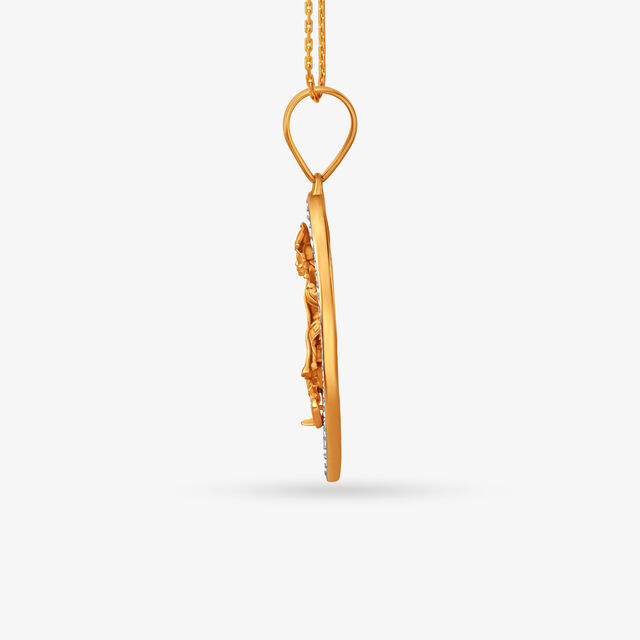 Radiant Krishna Diamond Pendant