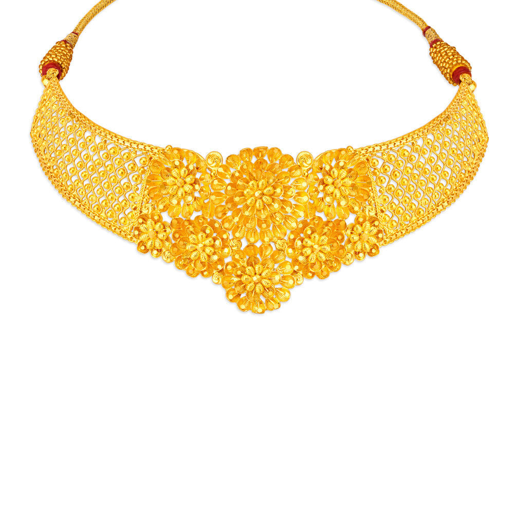 Gold bengali necklace designs sale