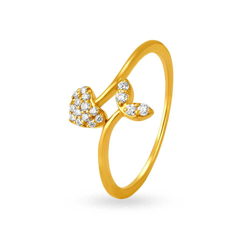 18 carat outlet gold ring tanishq