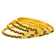 Ethereal Gold Bangle Set with Vine Motif,,hi-res image number null