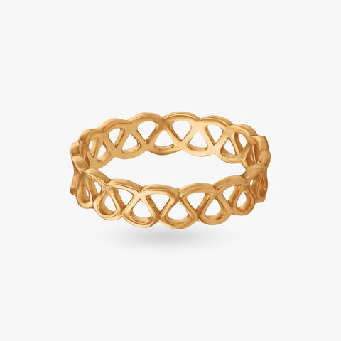 Loop Weave Gold Ring