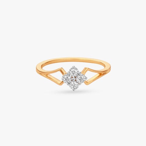 Radiant Geometry Diamond Ring