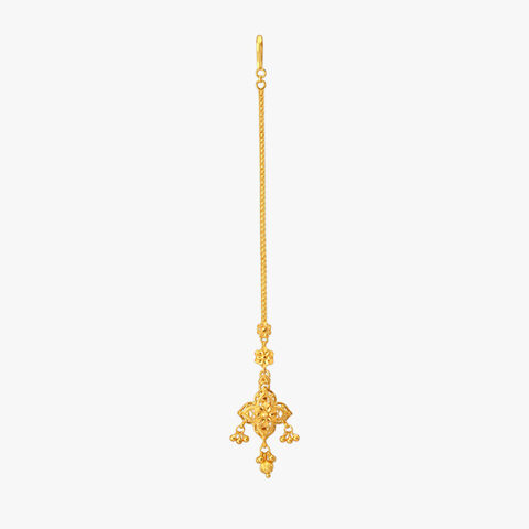 Sublime Elegance Gold Maang Tikka