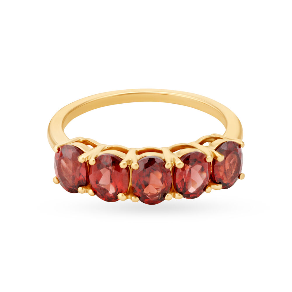 Clementine Multi Stone Garnet Ring