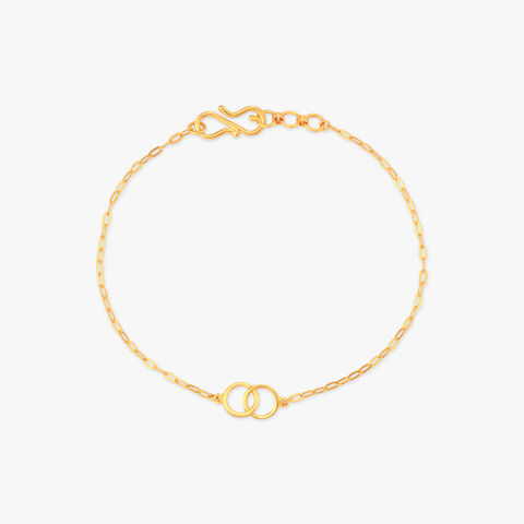 Circle Connection Gold Bracelet