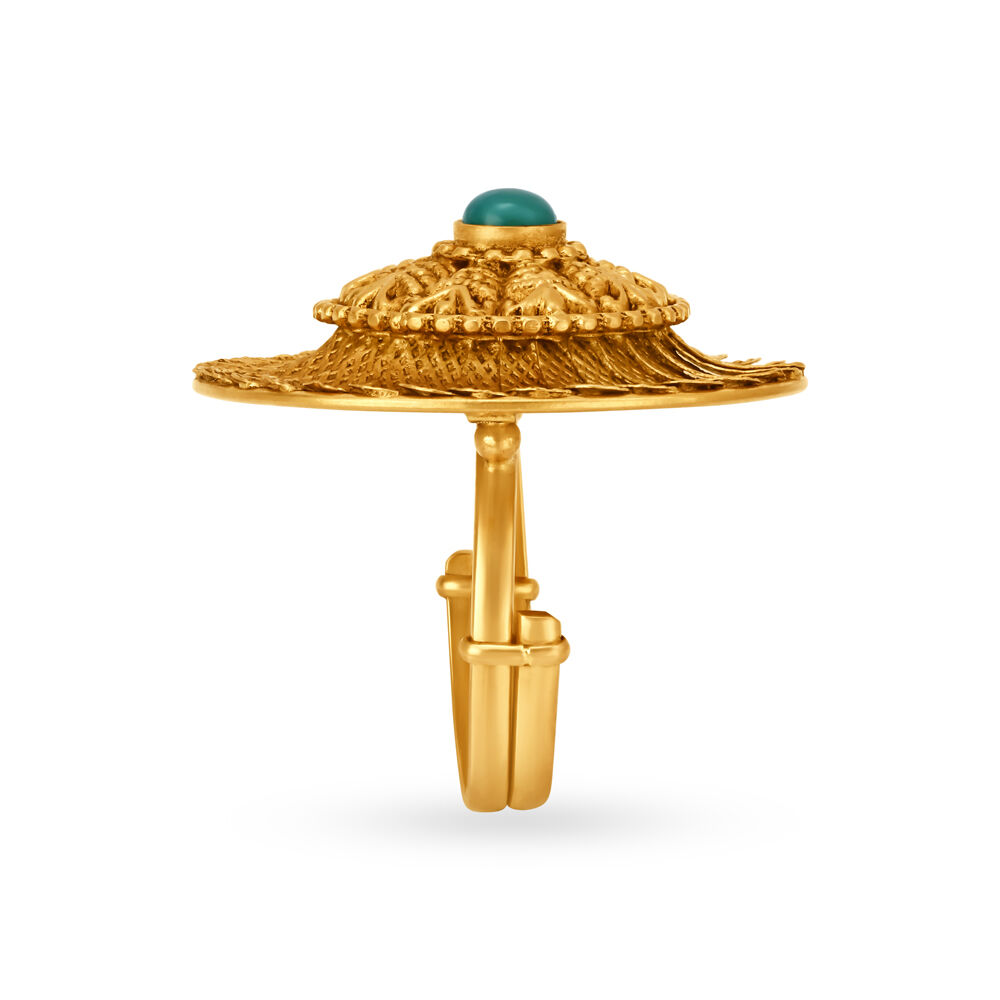 Stunning Mesh Cocktail Finger Ring