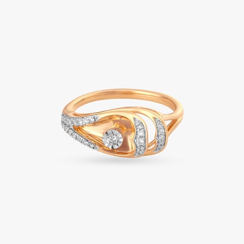 Petal Echo Diamond Ring alternate view 1