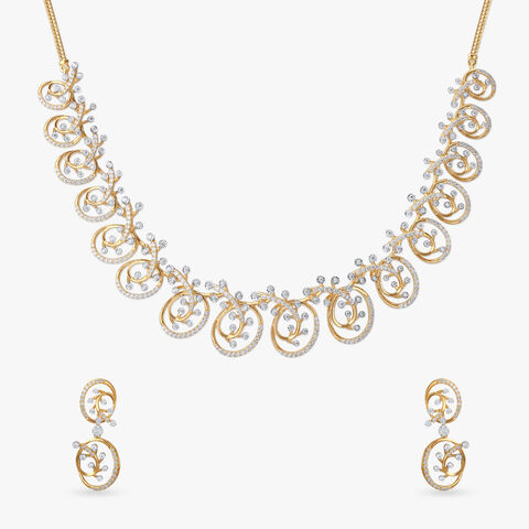 Flawless Brilliance Diamond Necklace Set