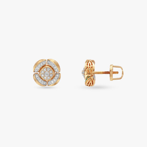 Transforming Grace Diamond Stud Earrings