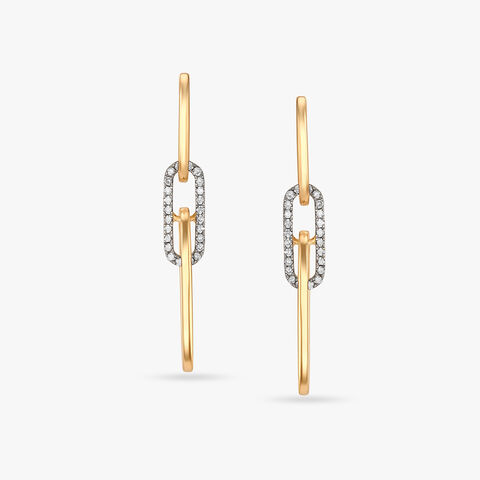 Symphony Of Elegance Diamond Drop Earrings