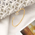 18kt Yellow Gold & Diamond Bangle for the Resilient,,hi-res image number null