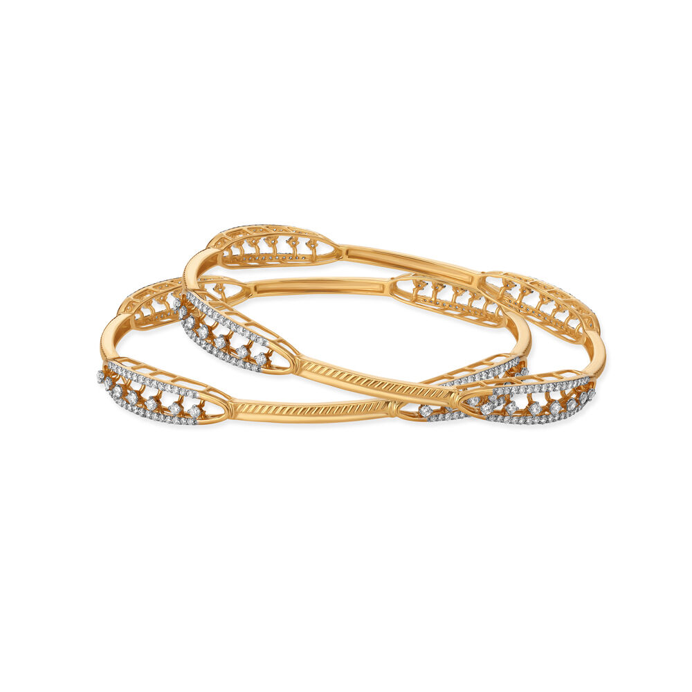 Gold bangles tanishq sales online