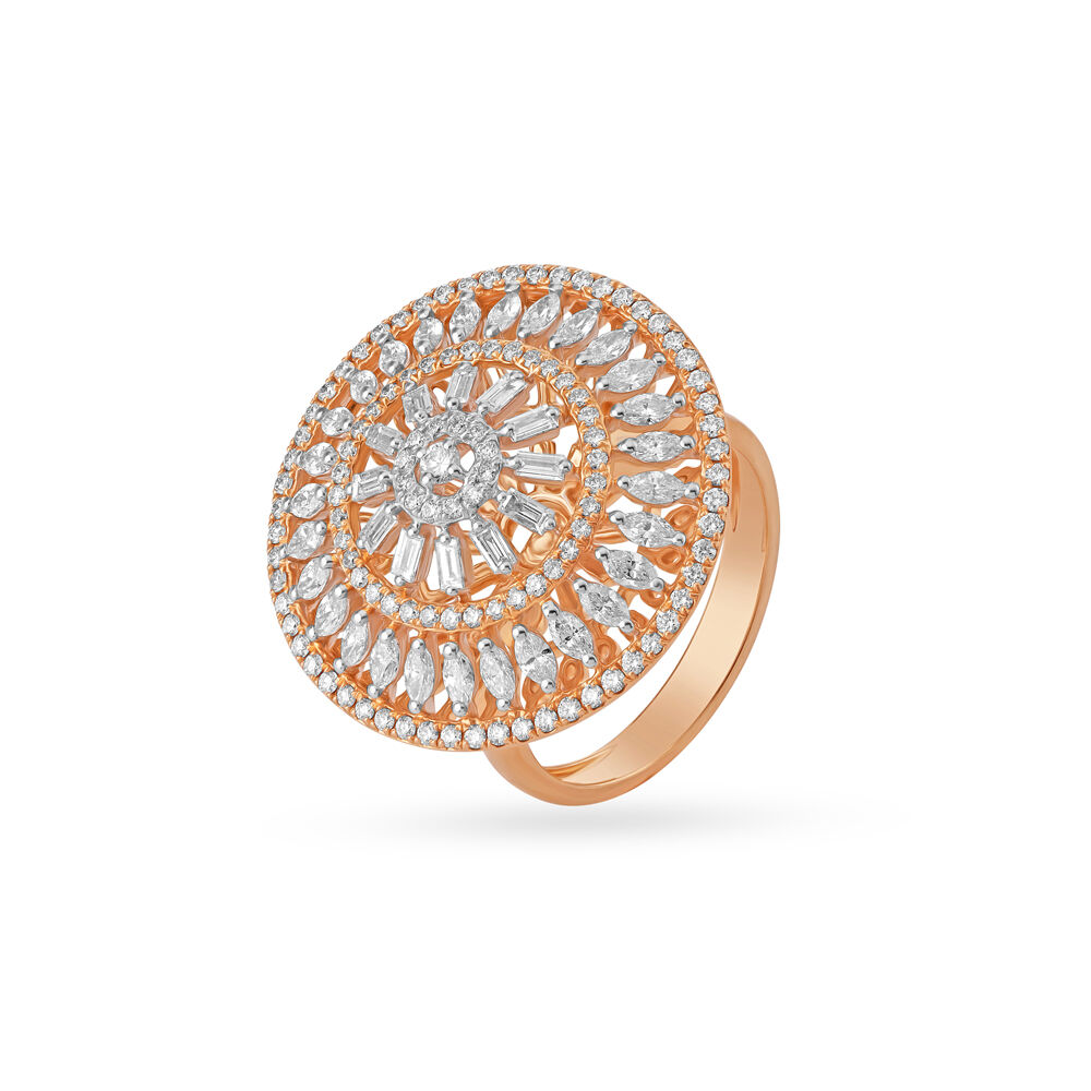 Tanishq rose gold rings shop