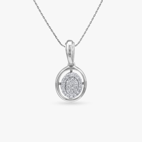 Infinity Shine Diamond Pendant and Earrings Set