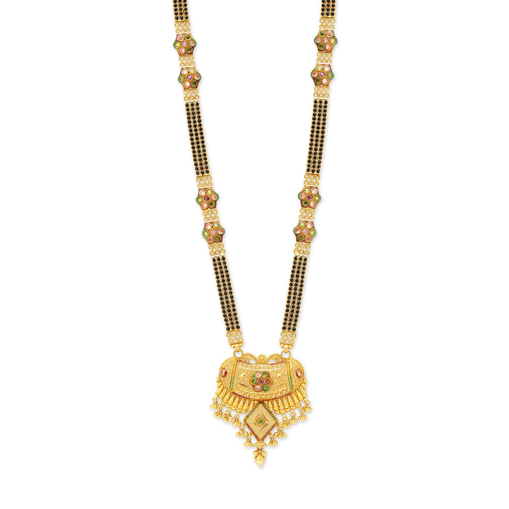 Traditional Opulent Gold Mangalsutra