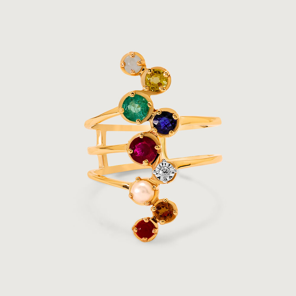 Tanishq cheap navaratna rings