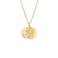 Promise Forever 14kt Yellow Gold & Diamond Pendant with Chain,,hi-res image number null