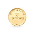 8 gram 22 Karat Gold Coin with Ek Onkar Satnam design,,hi-res image number null