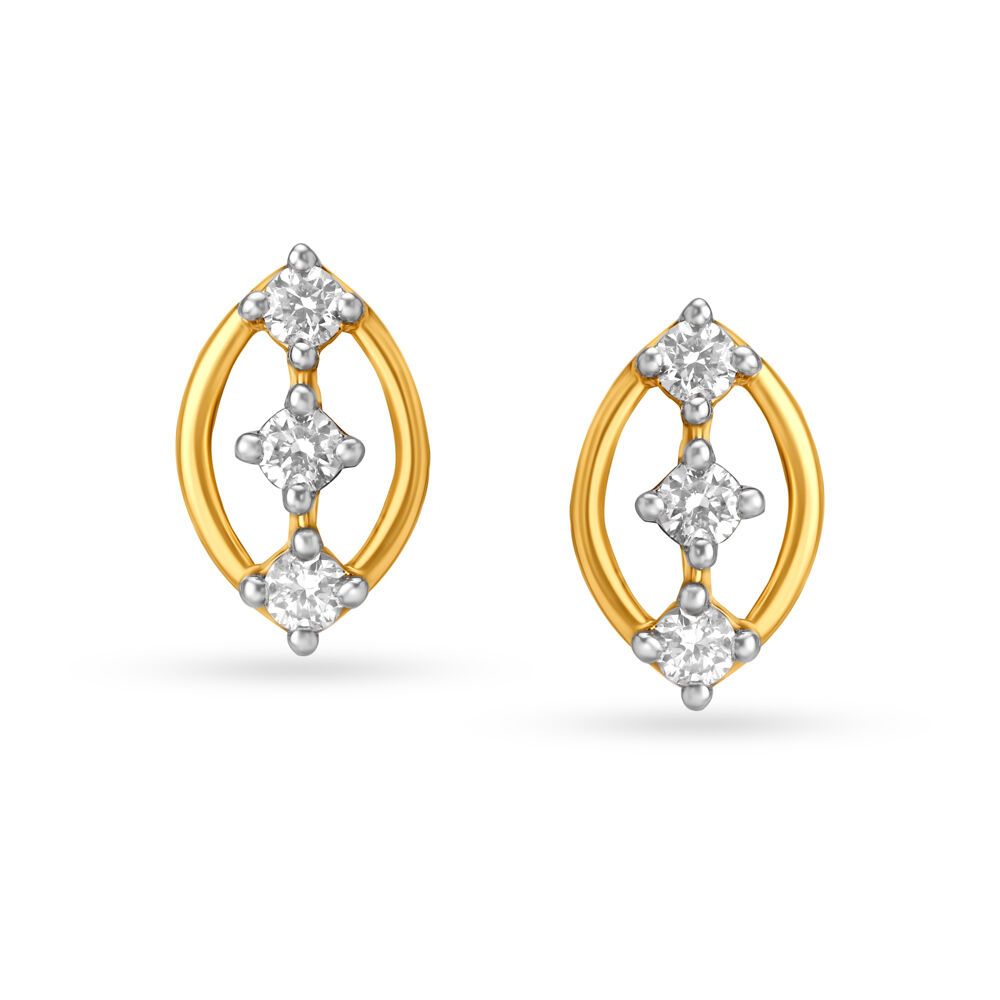 Yellow Gold Diamond Drop Earrings at Best Price in Hyderabad | Tanishq  Jewellers