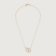 Cosmic Whirl 14KT Diamond Pendant With Chain,,hi-res image number null
