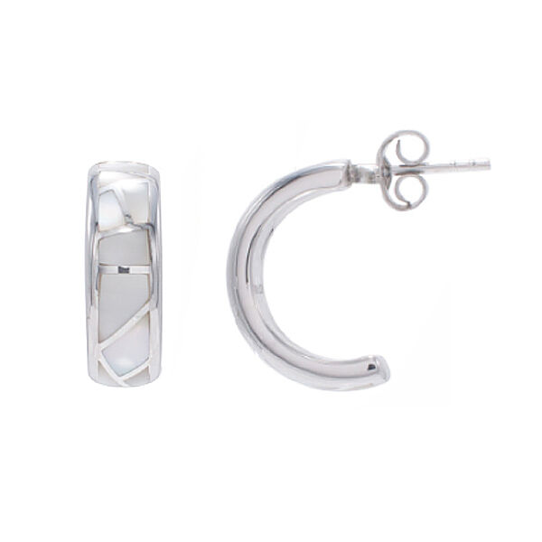 Plain Silver Round Hoop Earrings Manufacturer, Plain Silver Round Hoop  Earrings Exporter, Supplier