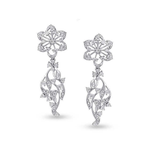 Ethereal White Gold and Diamond Necklace Set,,hi-res image number null