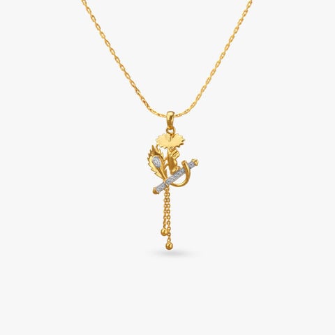 Divine Melody Gold Pendant