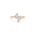 14 KT Rose Gold Sparkling Diamond Ring,,hi-res image number null