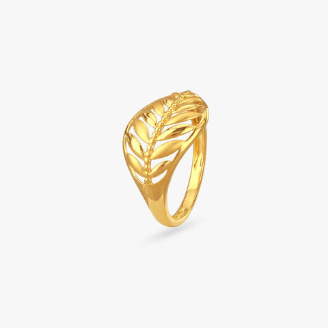 Fern Whisper Gold Ring