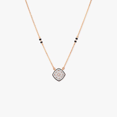 Bloom Frame Diamond Mangalsutra