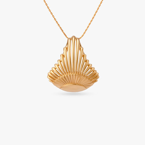 Aurora Mesh Gold Pendant