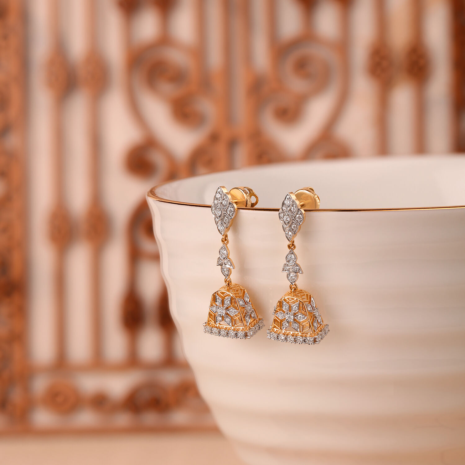 Tanishq diamond shop jhumka