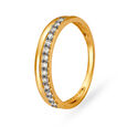 Regal 18 Karat Gold And Diamond Finger Ring,,hi-res image number null