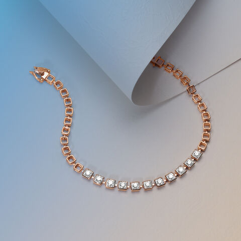 Sparkling Boxes Tennis Bracelet