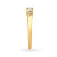 Luxurious 18 Karat Yellow Gold And Diamond Finger Ring,,hi-res image number null