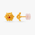 Traditional Floral Gold Jhumka Earrings,,hi-res image number null
