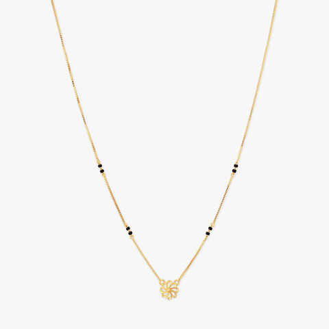 Looped Blossom Gold Mangalsutra