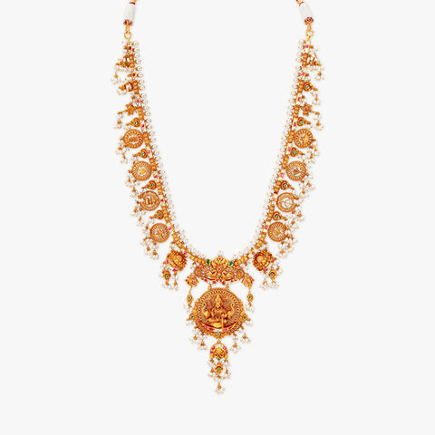 Embellished Gold Guttapusalu Haram