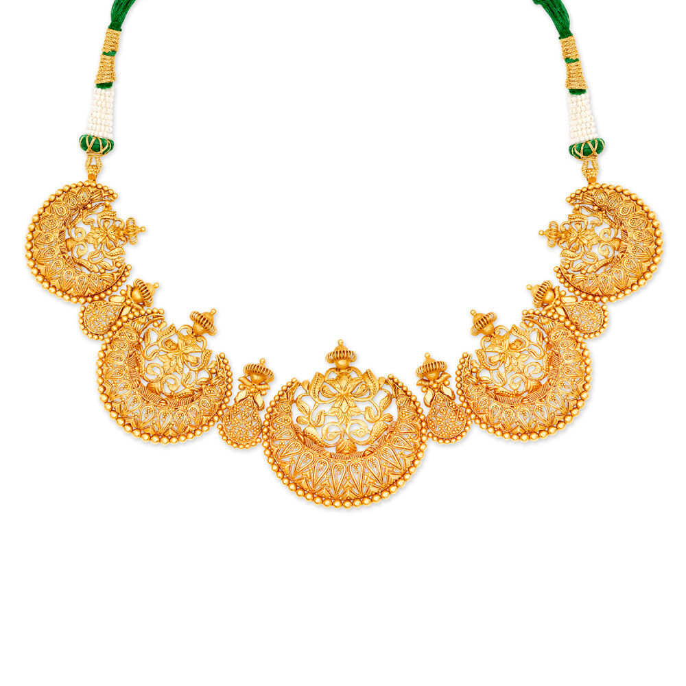 Tanishq gold bridal necklace set hotsell