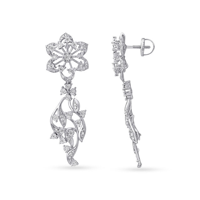 Ethereal White Gold and Diamond Necklace Set,,hi-res image number null