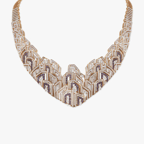 Royal Radiance Diamond Necklace Set