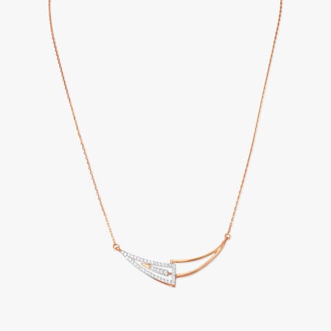 Celestial Arc Diamond Necklace Set