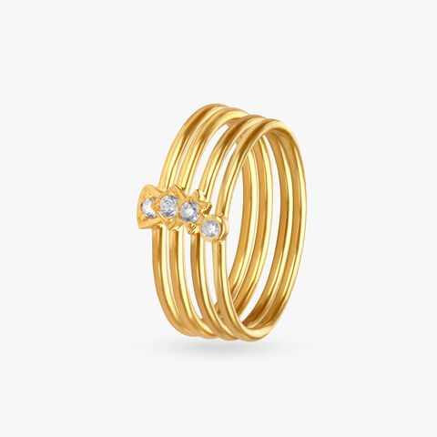 Spark Sequence Gold Ring